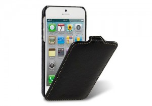 Leather iPhone 5 Flip Case